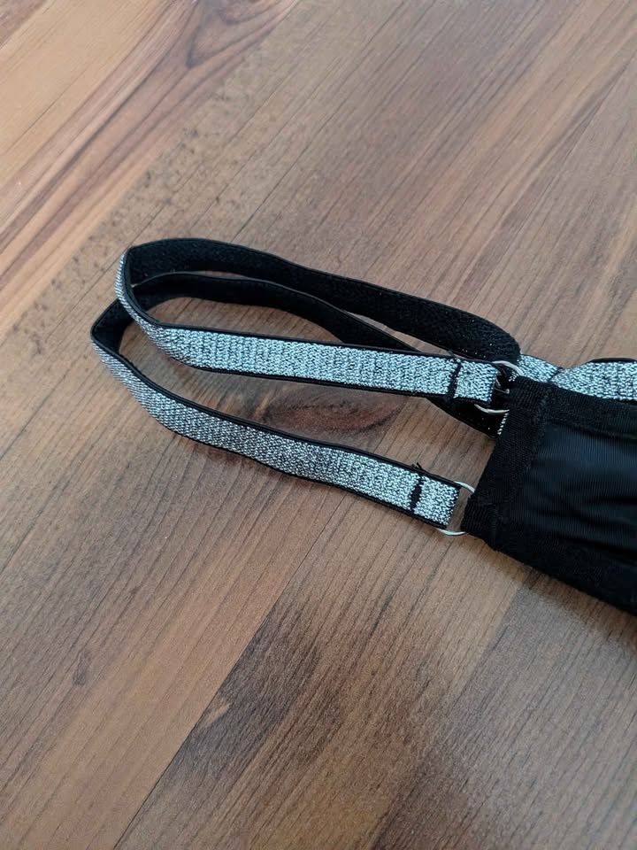 Brand new plus size black thong with sparkly straps - photo 4