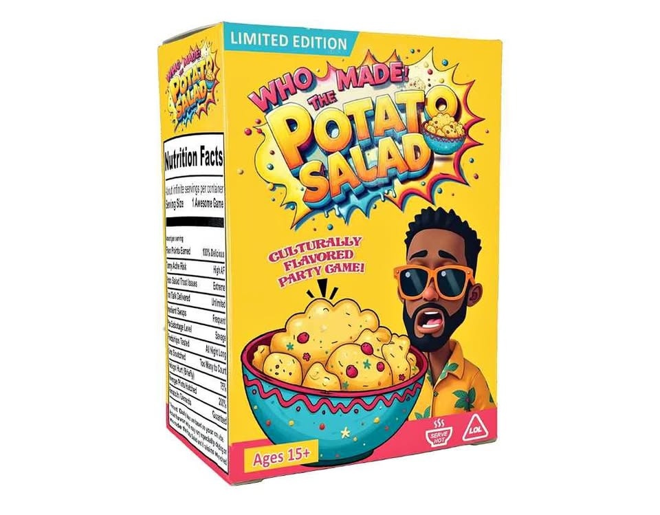 Brand new limited edition Who Made the Potato Salad party card g