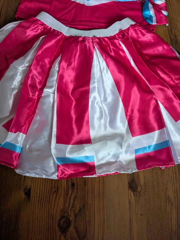Brand new Girls cheerleader outfit set with matching hair clip - photo 3