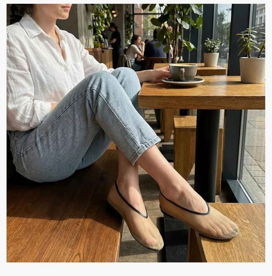 Brand new mesh ballet flat shoes for women - photo 2