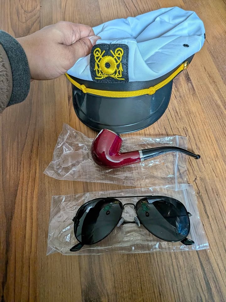 Brand new sailor captain hat with accessories for cosplay/ dress