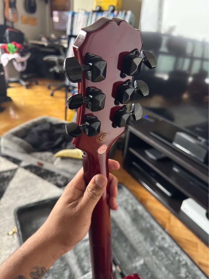 Epiphone Les Paul Special II - wine red - photo 5