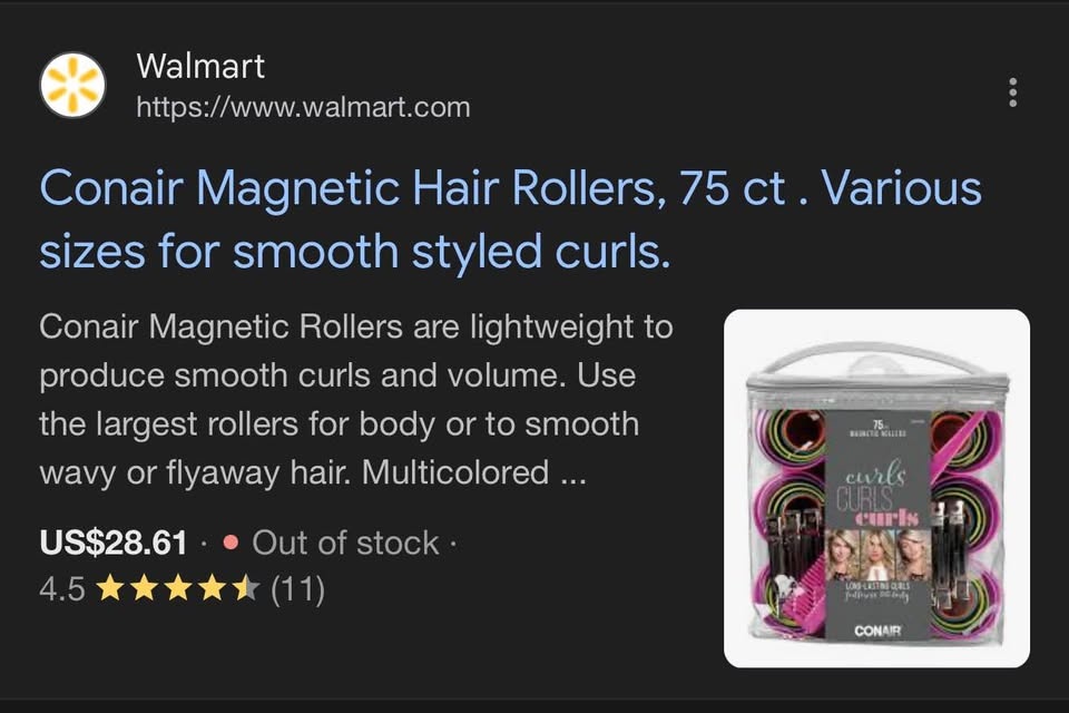 Conair Magnetic Hair Rollers 75ct - photo 3