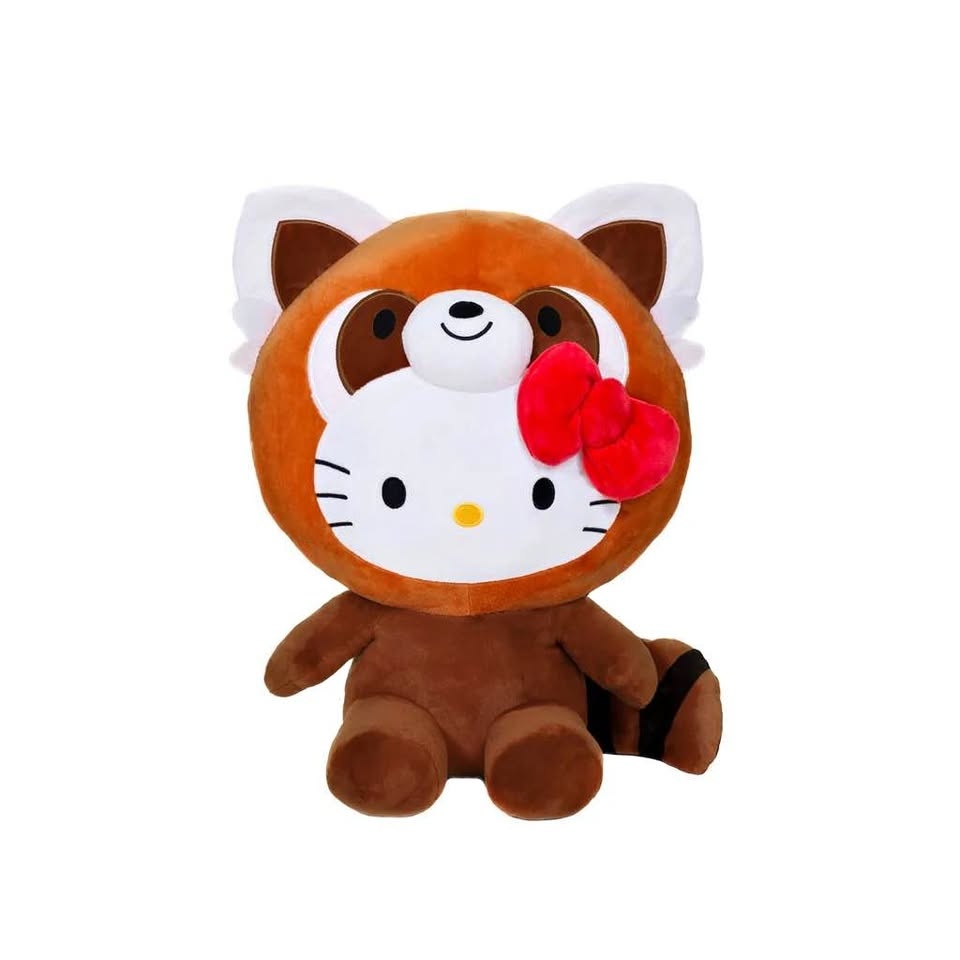 Hello Kitty Red Panda Plush