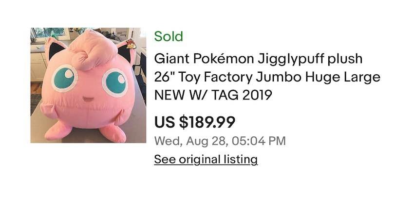 Giant Jigglypuff Plush - photo 3