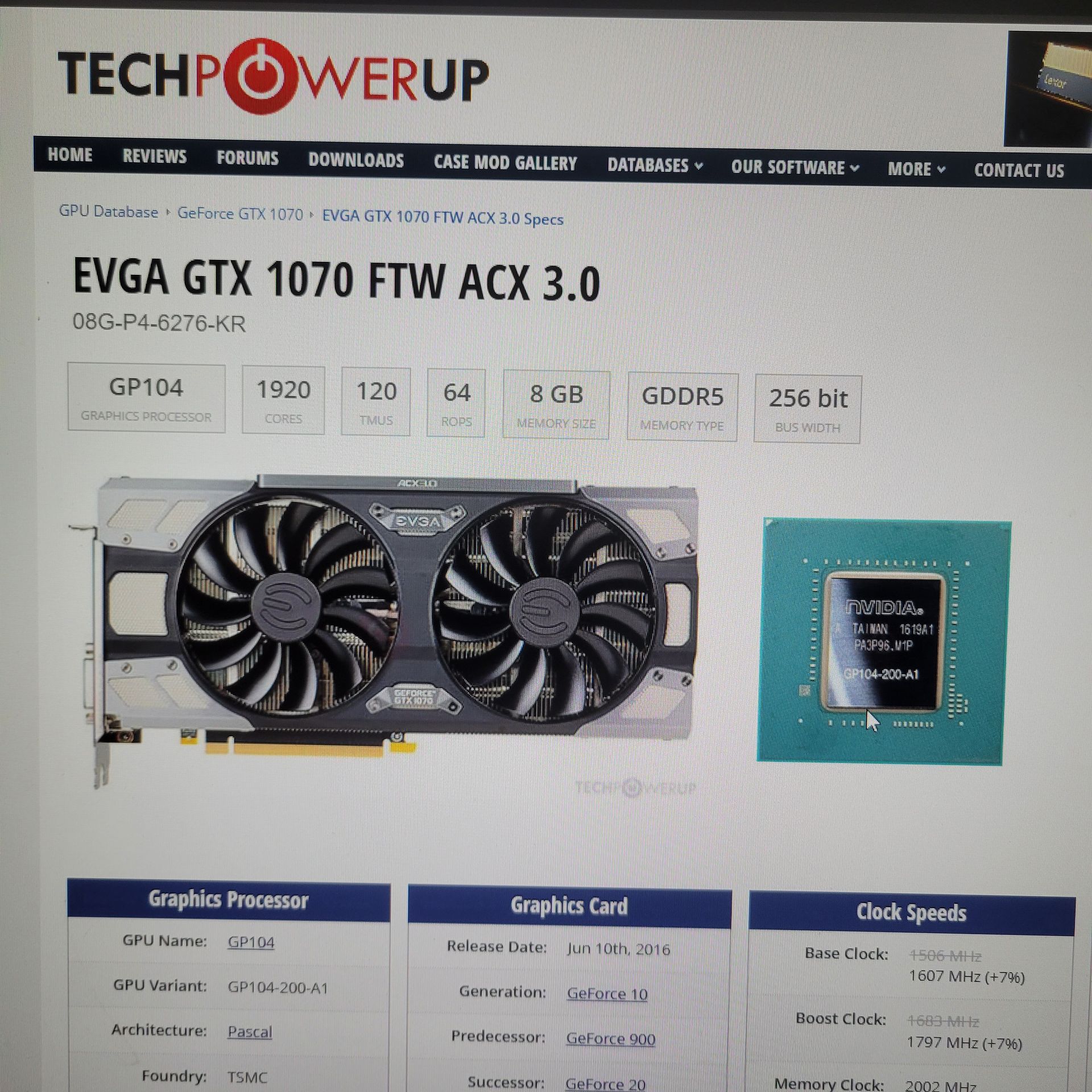 Gaming PC i7 + EVGA GTX 1070 FTW - photo 5