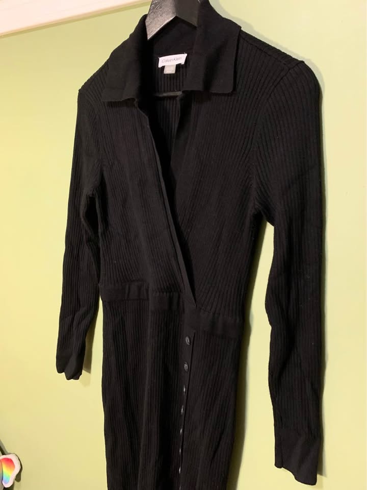 Calvin Klein Ribbed Dress - Size S - photo 4