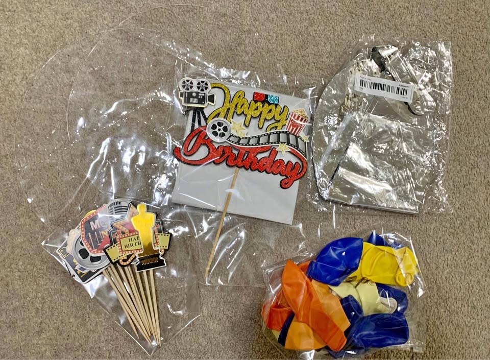 Cinema Movie Theme Party Supplies