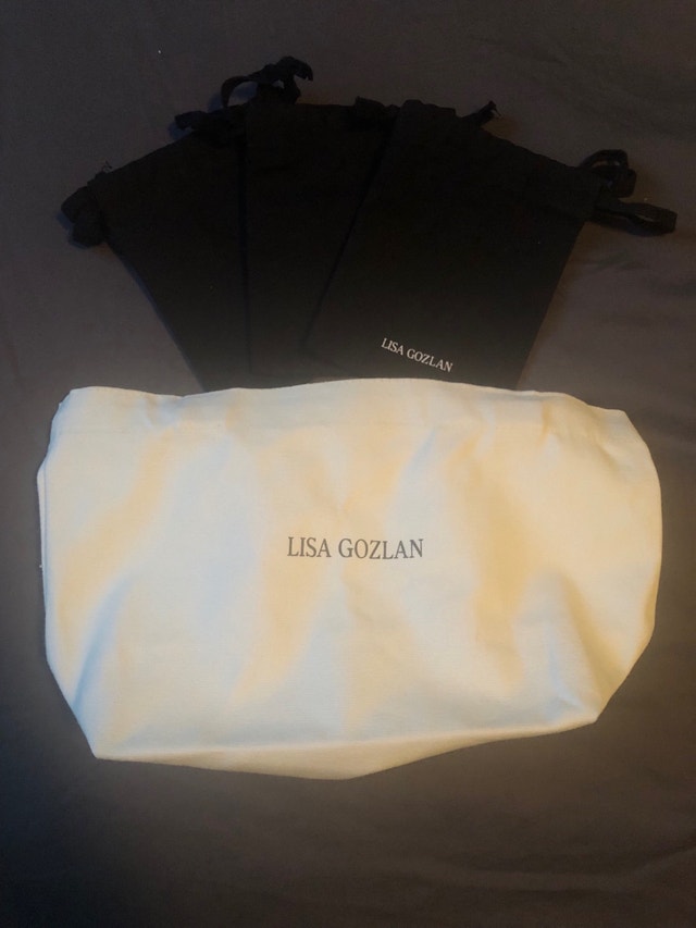 Lisa Gozlan Designer Bag & Jewelry Pouches