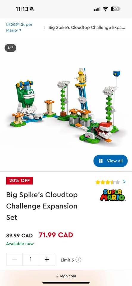 Super Mario Lego Expansion Set - photo 3