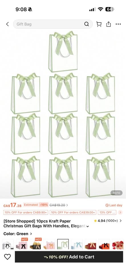 10 Gift Bags - photo 2