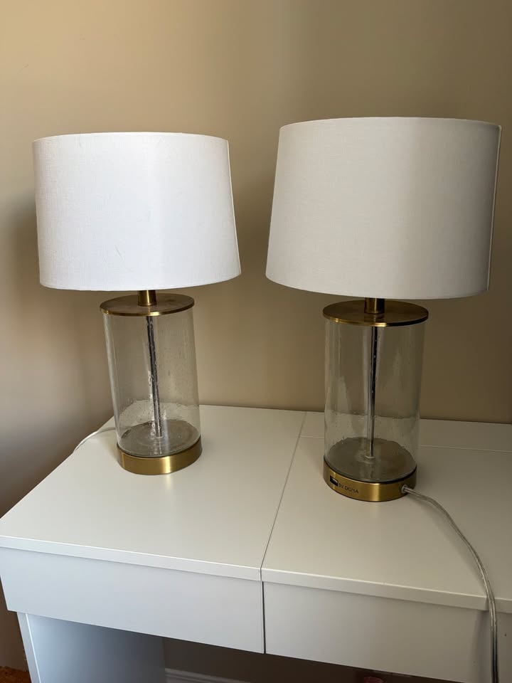 2 Lamps w/ charger