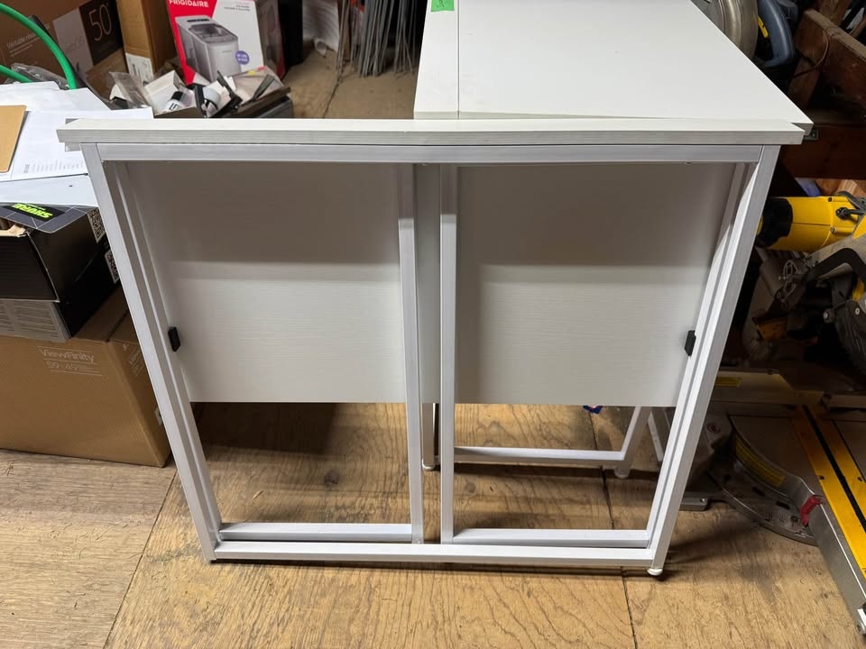 White Foldable Tables (2 available) - photo 2