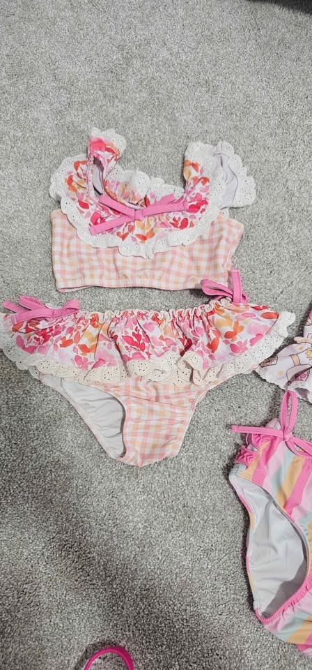 Little Girls Bathing Suits Size 4T, 4-5, 6 - photo 4