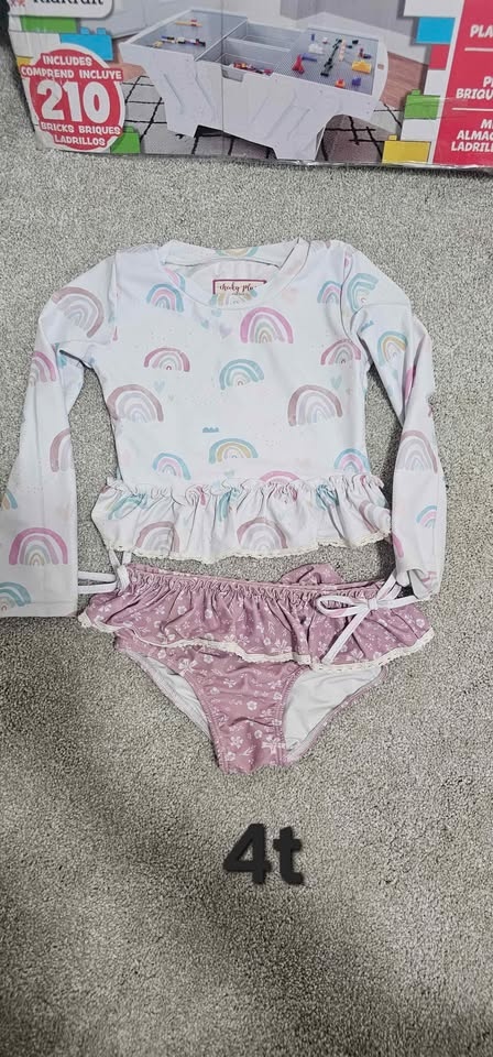 Little Girls Bathing Suits Size 4T, 4-5, 6 - photo 5