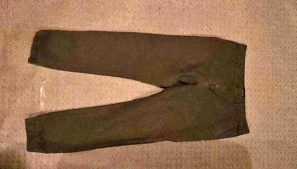 Frank and Oak size 34 green pants