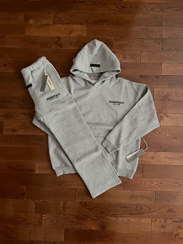 Dark Oatmeal Essentials Fear of God Tracksuit (BRAND NEW)