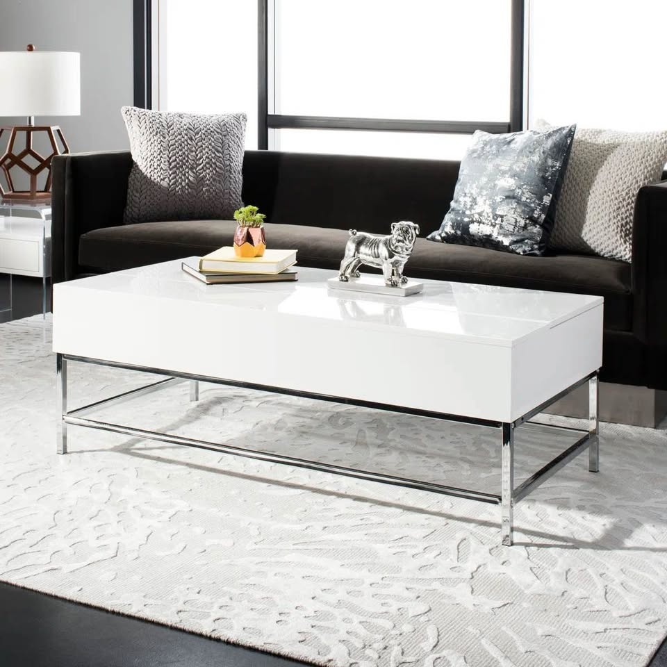 Brand NEW White Lift-Top Coffee Table - photo 2