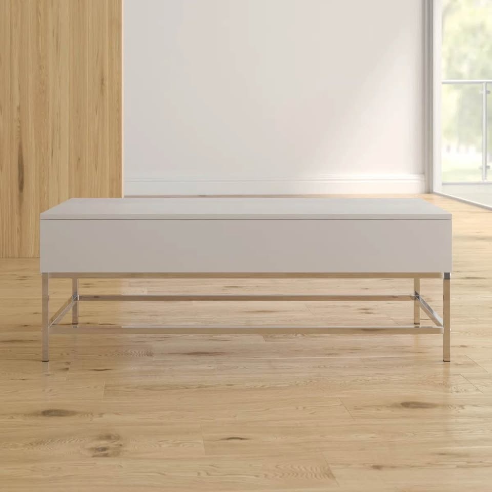 Brand NEW White Lift-Top Coffee Table - photo 3