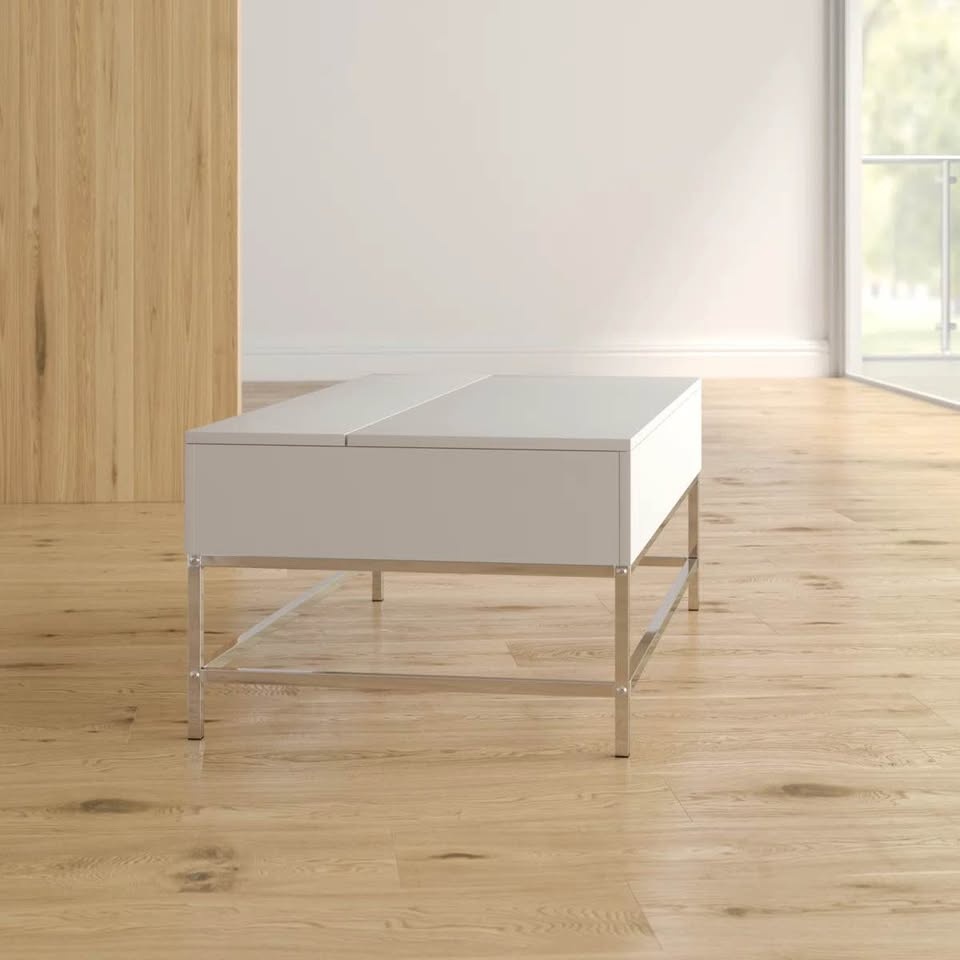 Brand NEW White Lift-Top Coffee Table - photo 4