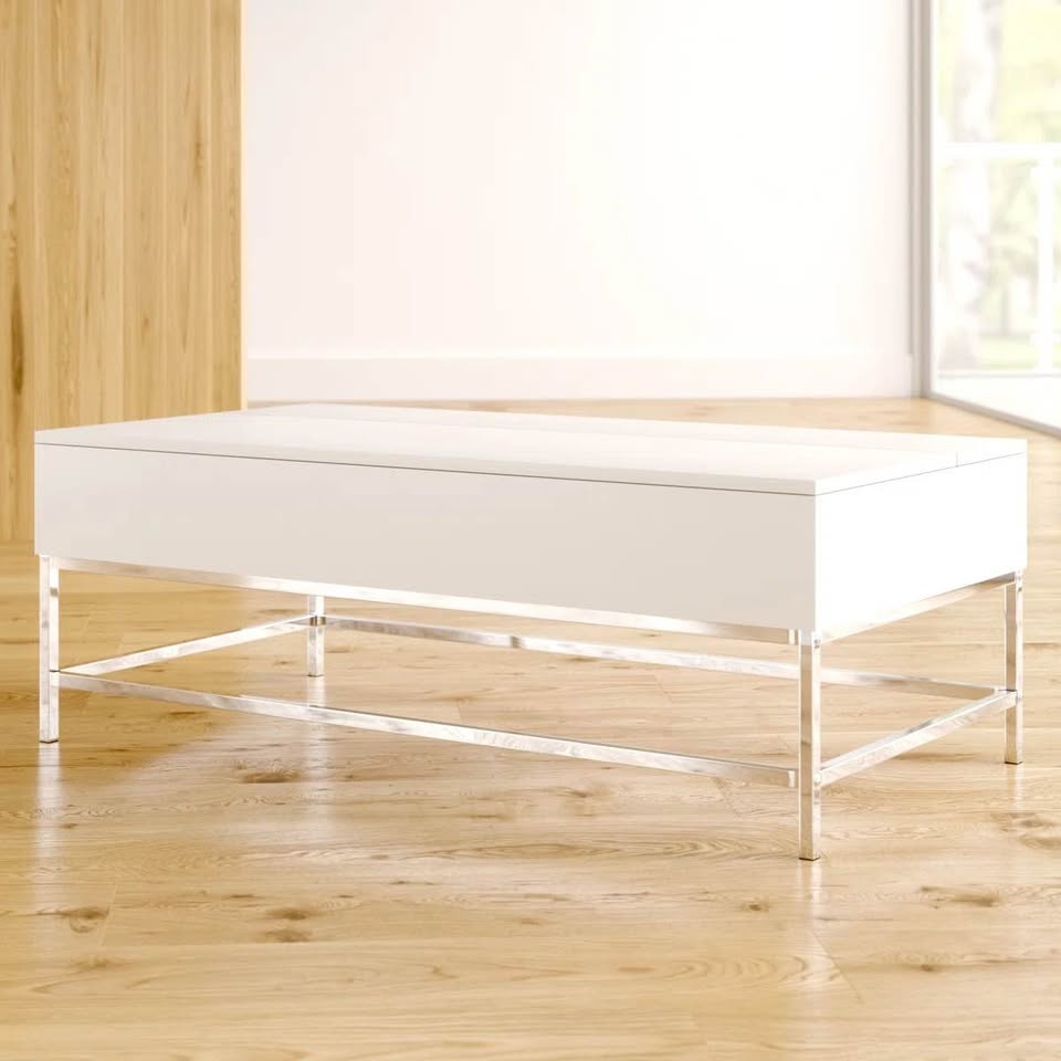 Brand NEW White Lift-Top Coffee Table - photo 5