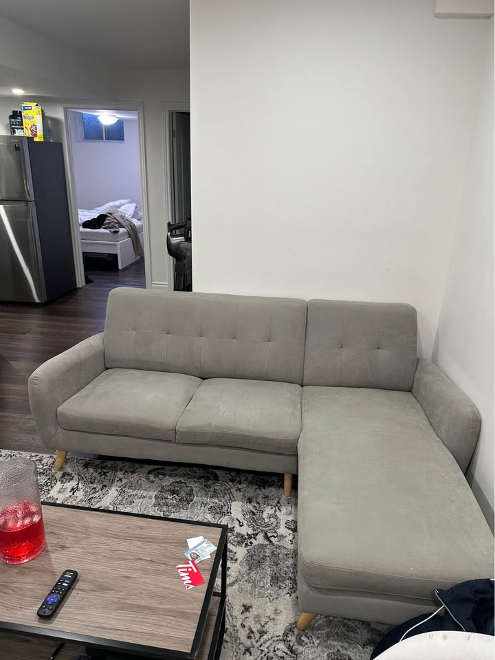 Grey Sectional Sofa - photo 2