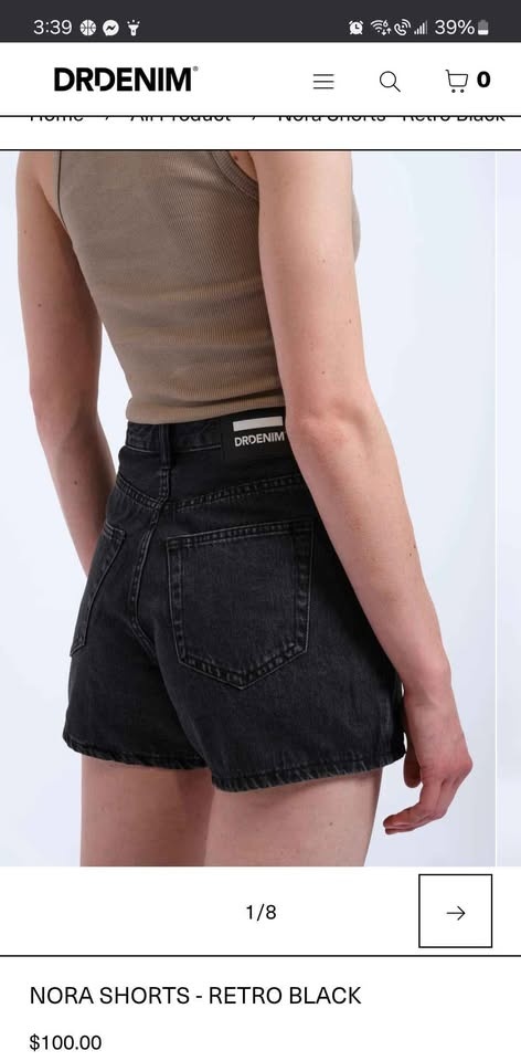 Dr. Denim Fray End Jean Shorts - photo 3