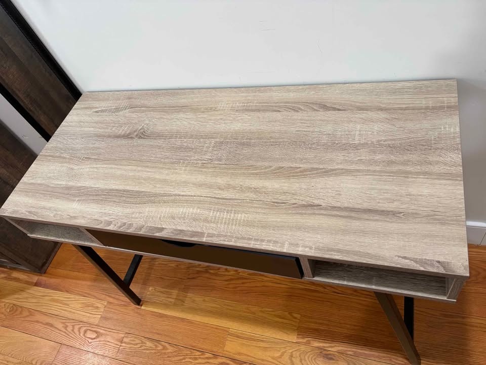 Modern Wood Desk / Console Table with Drawer - photo 5