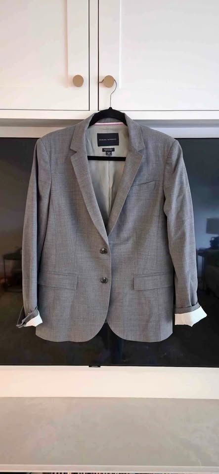 Banana Republic Size 14 Blazers (Black & Grey)