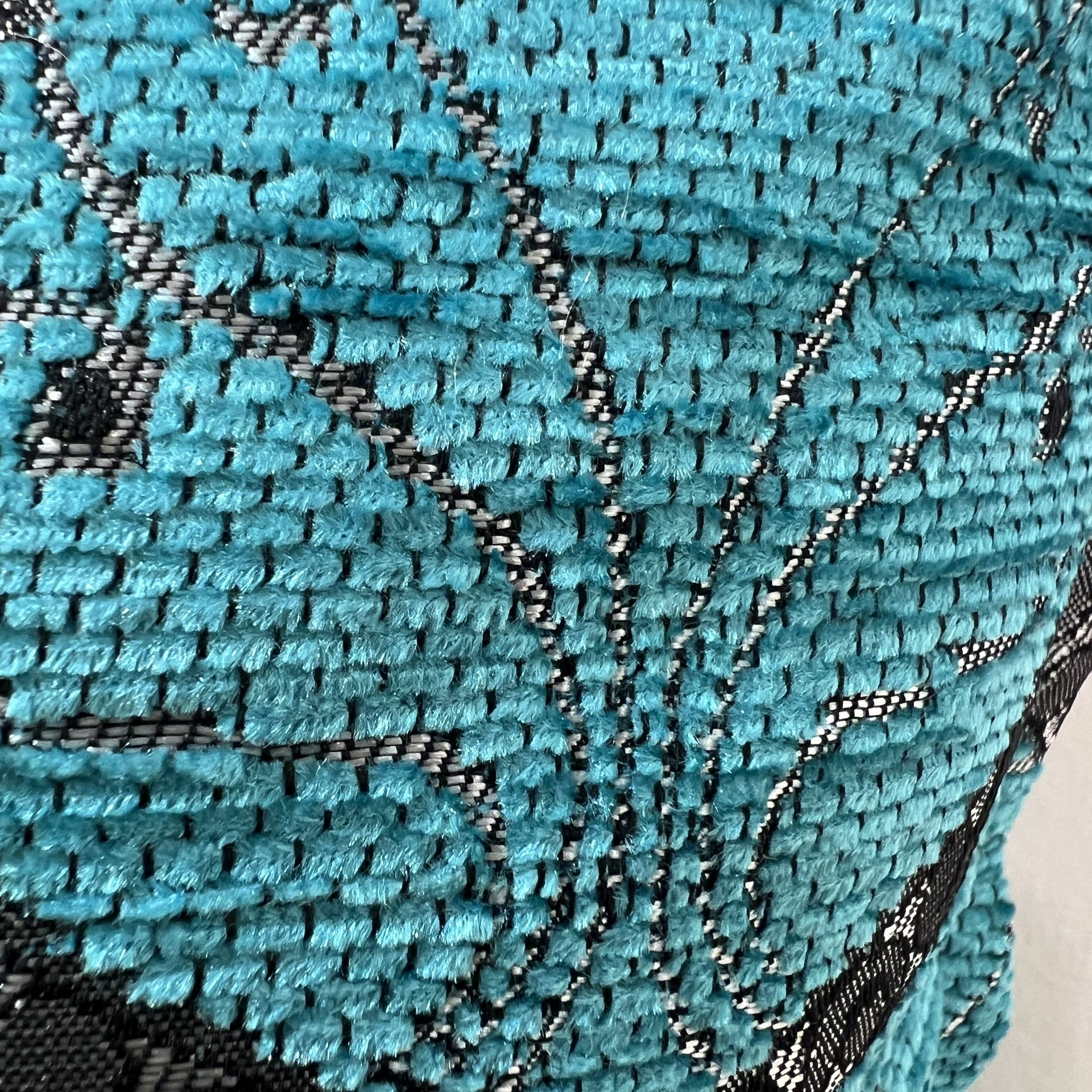 Turquoise Turkish Kilim Pillow Cover - photo 5