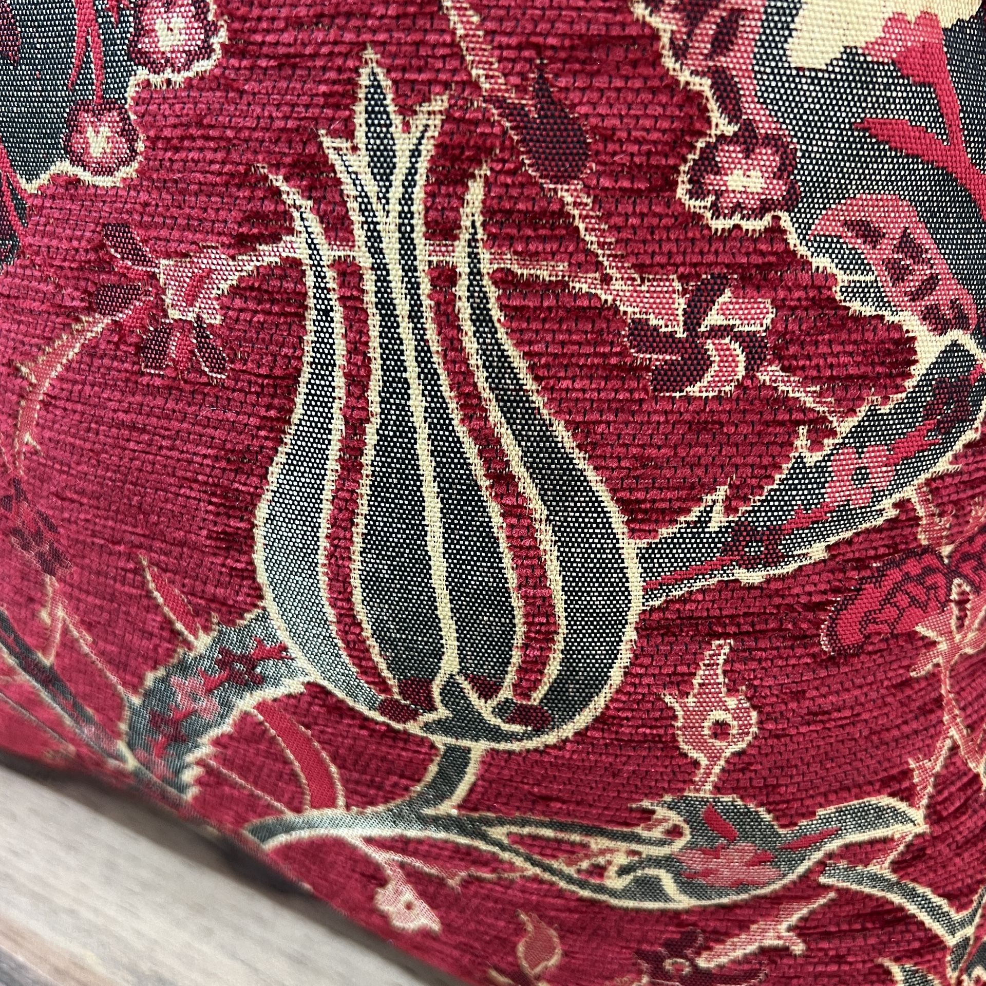 Red Kilim Pillow Cover - photo 5