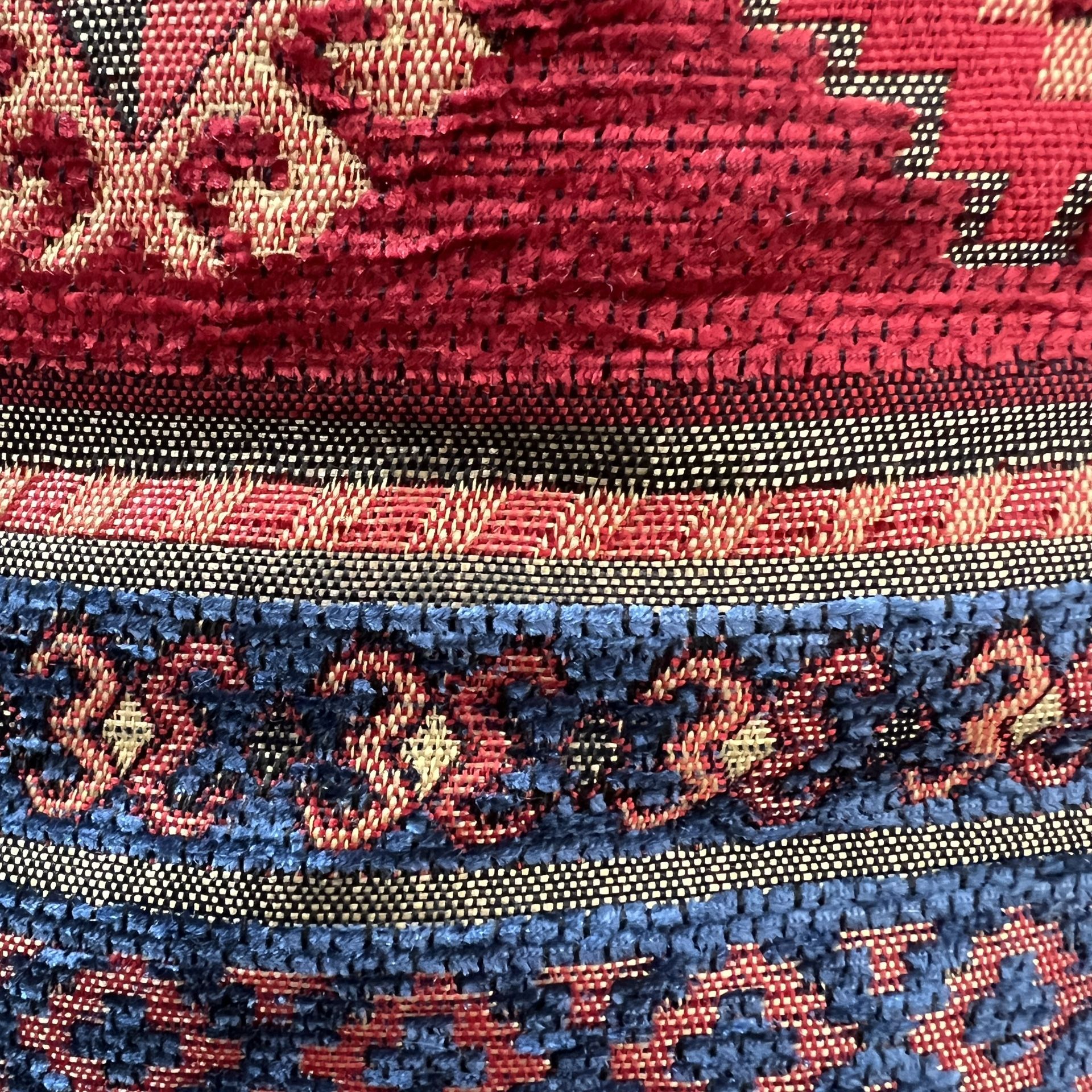 Chenille Kilim Pillow Cover: Boho Geometric Accent - photo 5