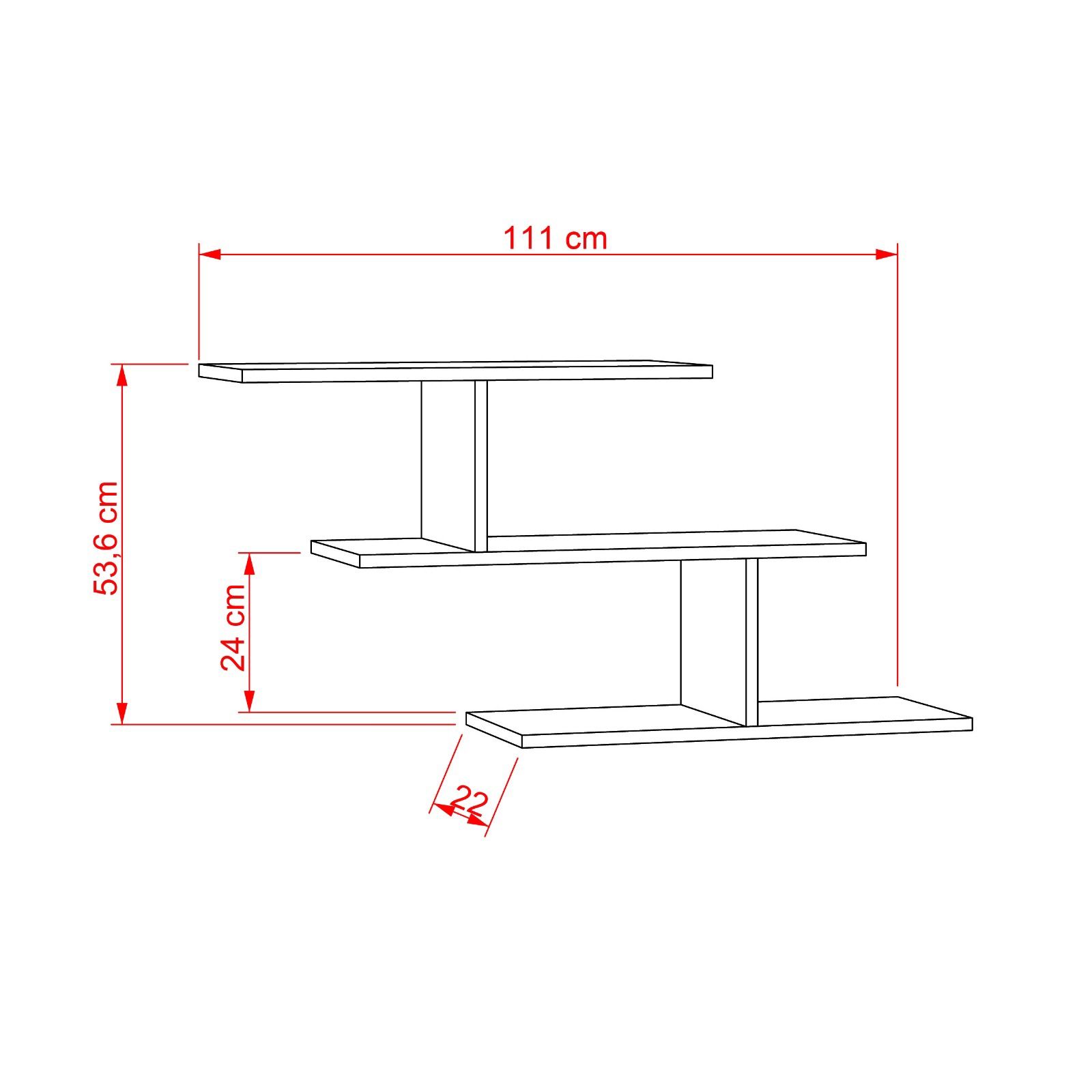 BookShelf / Wall Shelf Brown Brand New - photo 3