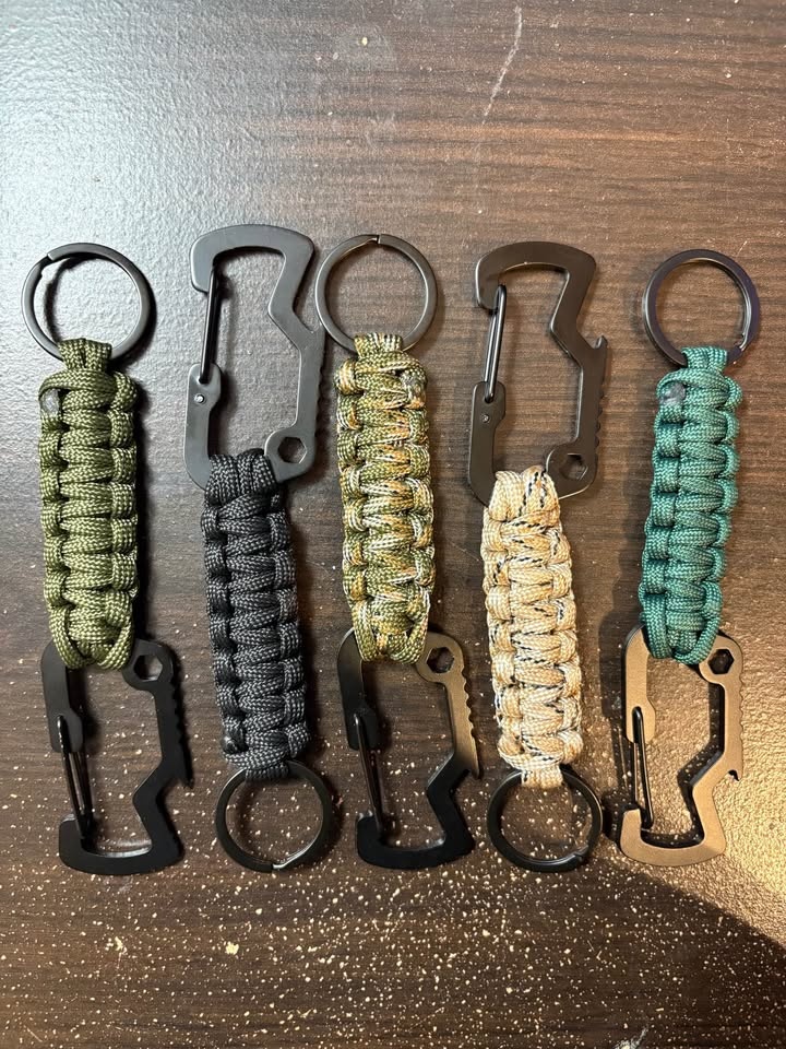 9 pieces Paracord Keychains - photo 2
