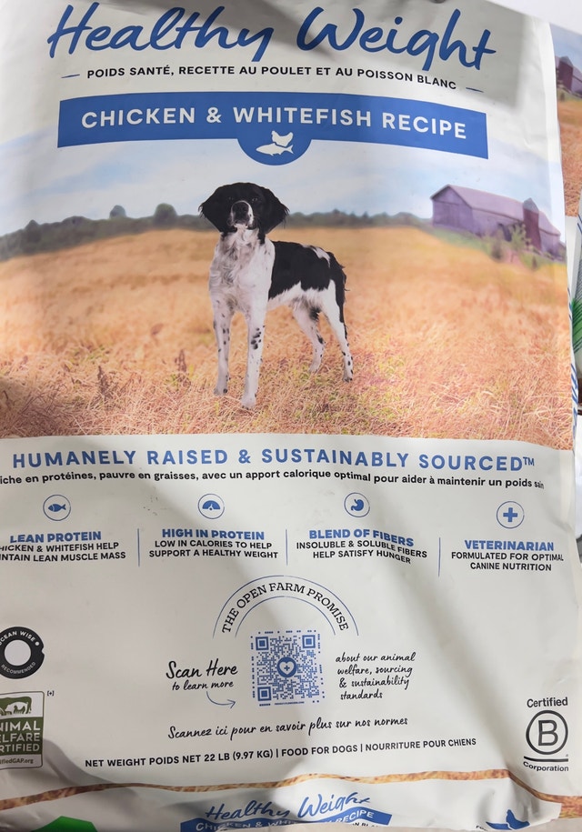 Open Farm Healthy Weight Dog Food 22 lb Bag - photo 2