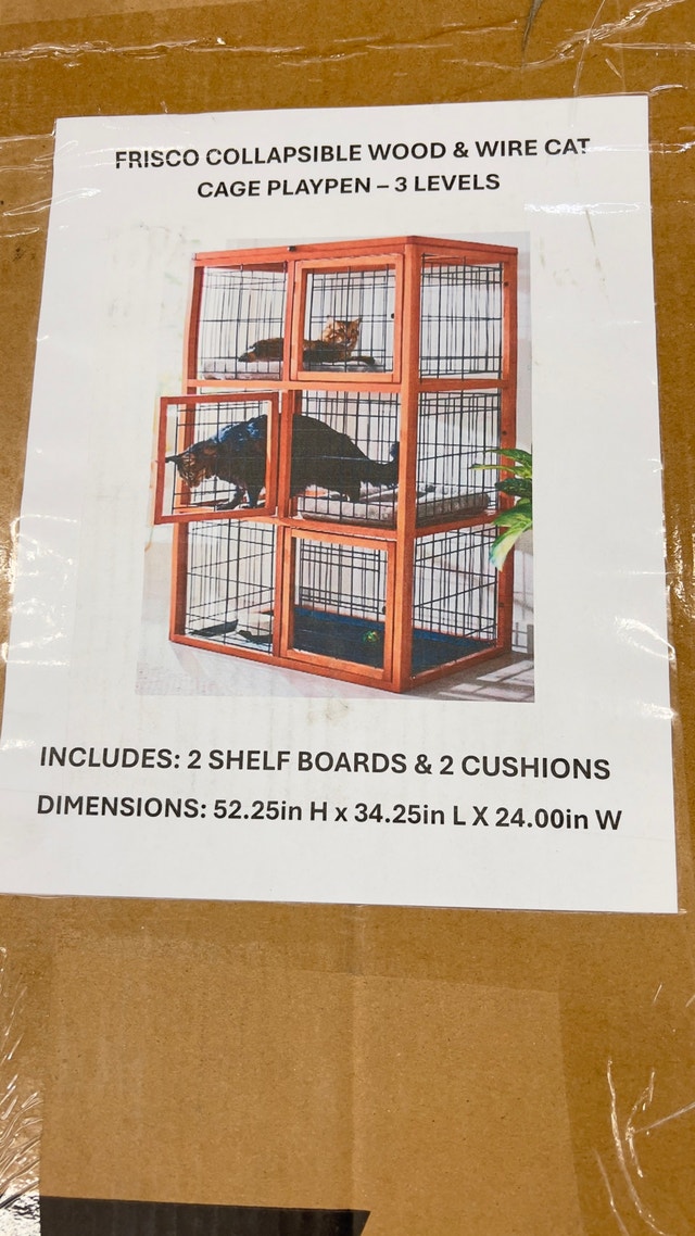 Frisco 3-Story Cat Playpen - photo 2