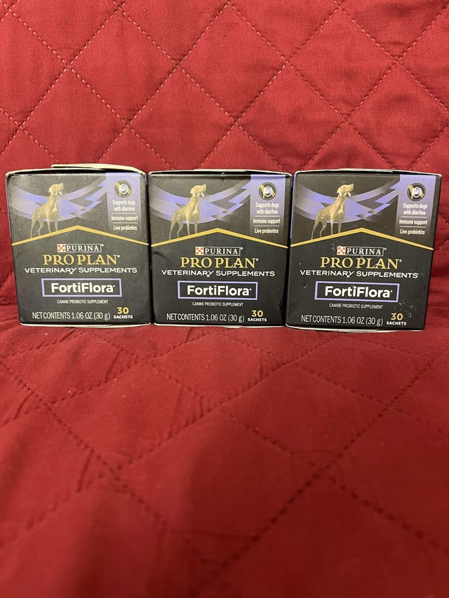 Purina Pro Plan FortiFlora Canine Probiotic 3 Boxes