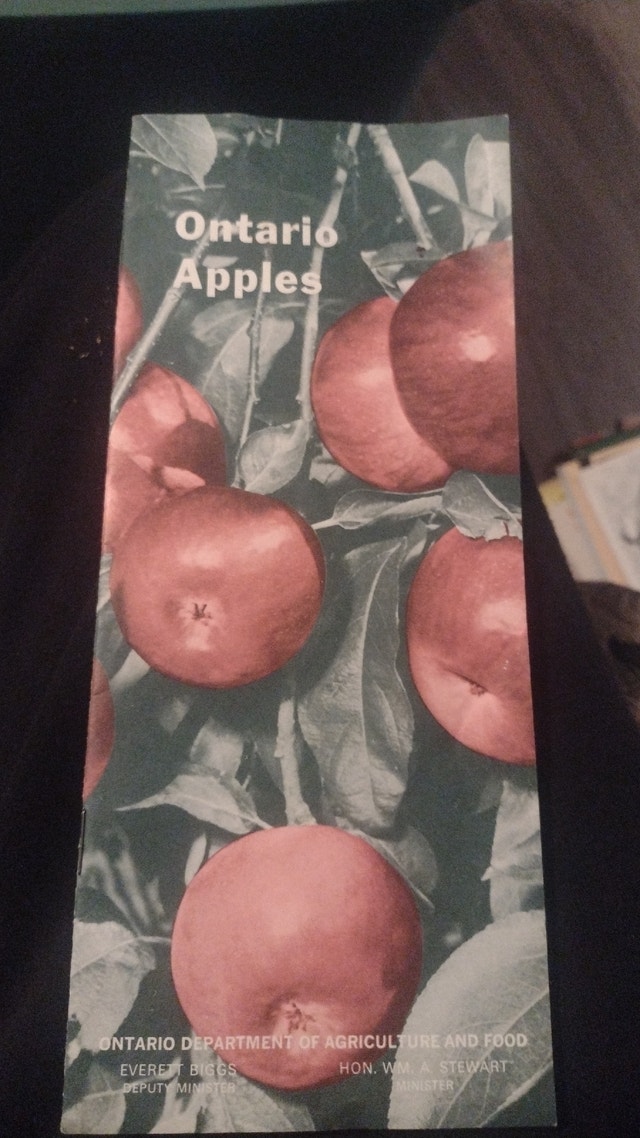 Ontario Apples Vintage Publication