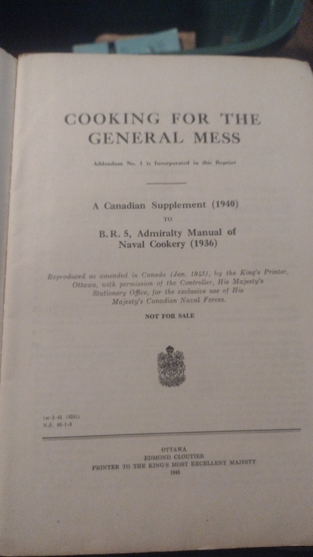 Cooking for the General Mess - A Canadian Supplement (1940) - photo 2