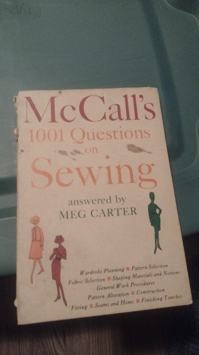 McCall's 1001 Questions on Sewing Book (1961)