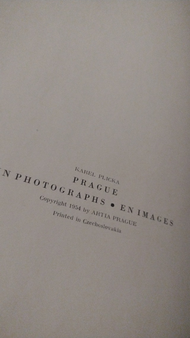 Prague in Photographs - Vintage Karel Plicka Hardcover - photo 3