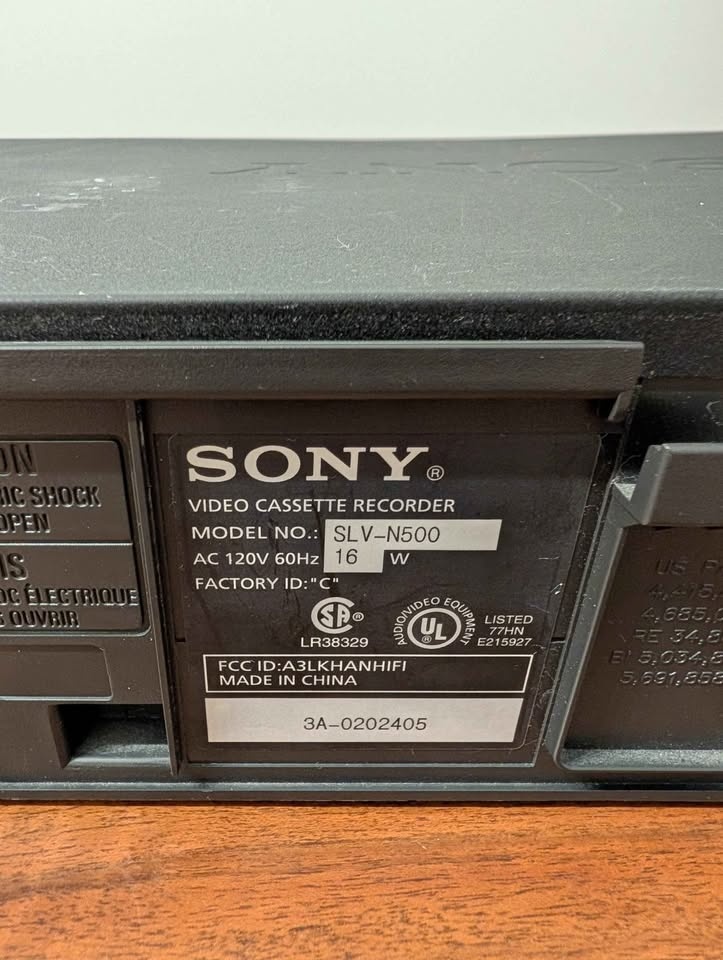 Sony VCR Vide Cassette Player Excellent Working Condition - photo 4