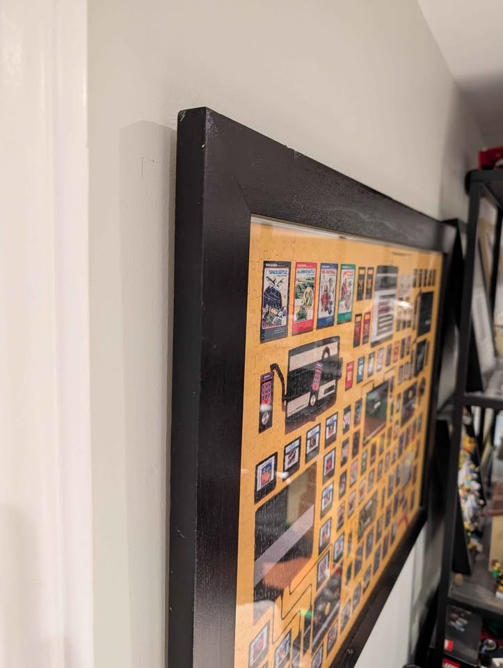 Retro Video Games 1000 pc Jigsaw Puzzle + Frame - photo 2