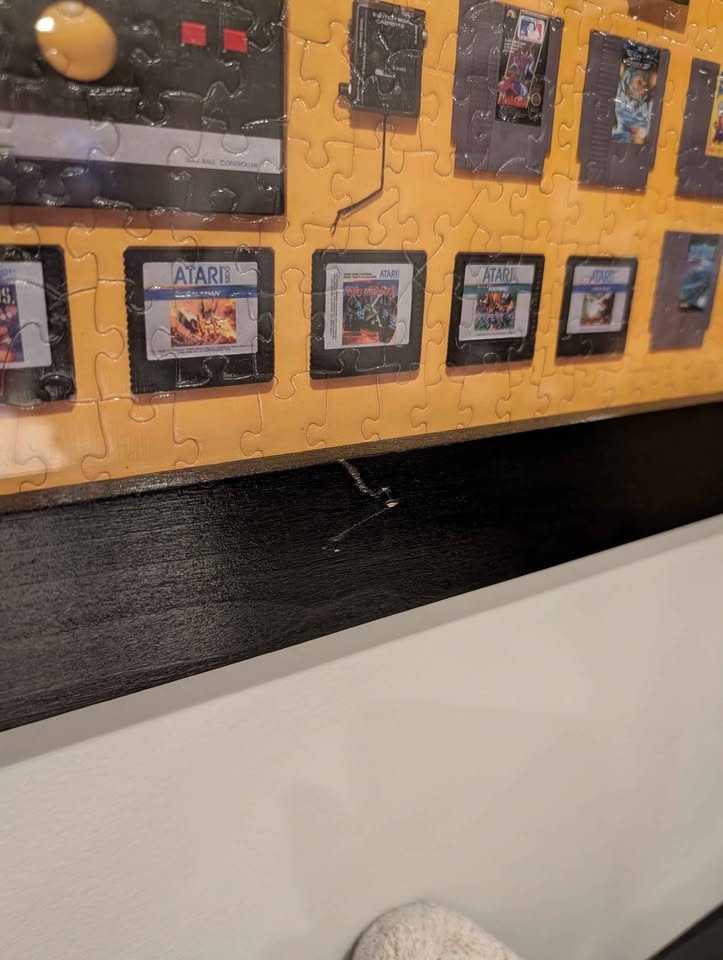 Retro Video Games 1000 pc Jigsaw Puzzle + Frame - photo 3