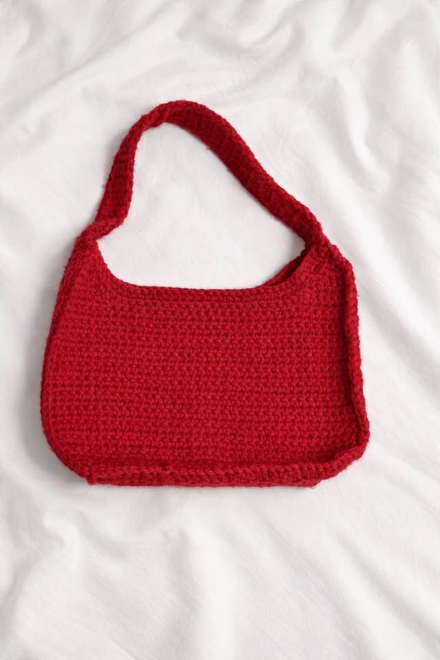 Handmade crochet small bag