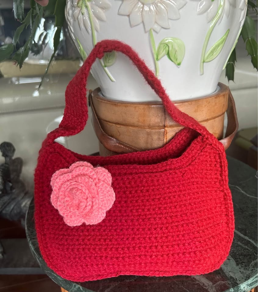 Handmade crochet small bag - photo 2