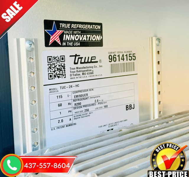 True Undercounter Refrigerator TUC-24-HC - photo 5