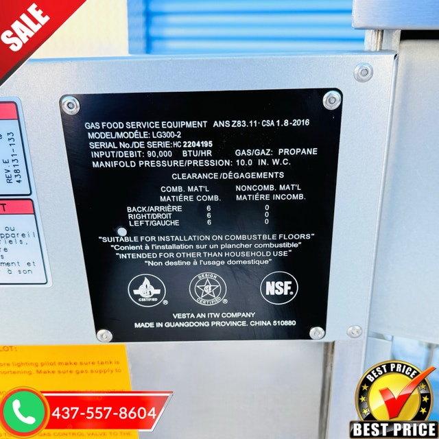 Commercial Vulcan Propane Deep Fryer - photo 5