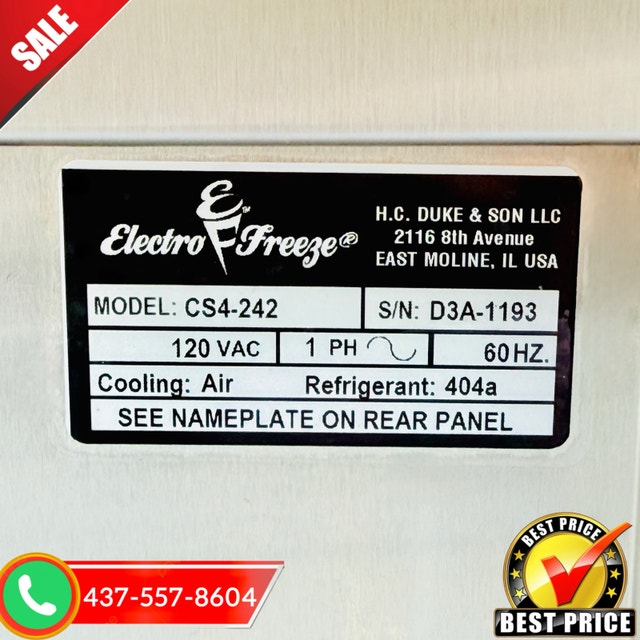 Electrofreeze Single Flavor Soft Serve Ice Cream Machine - photo 4