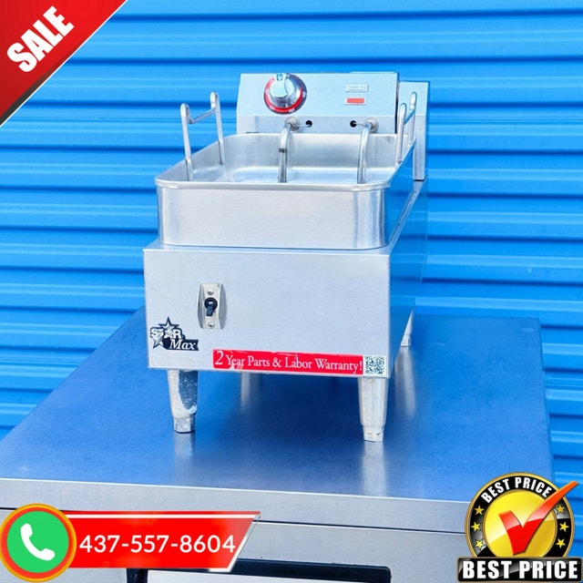 Commercial Countertop Electric Fryer - 15 lbs, Like New - photo 3